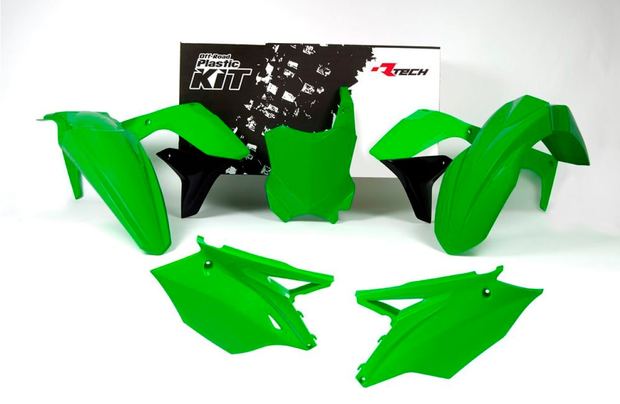 Plastiche Kawasaki KXF 450 2016 2018 verde