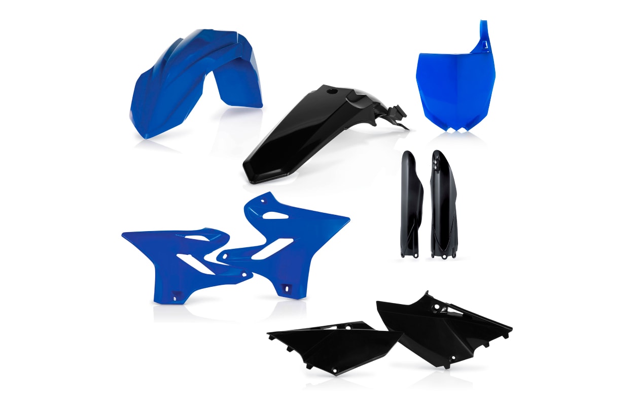 Plastiche Yamaha YZ 125 250 20152020 blu nero