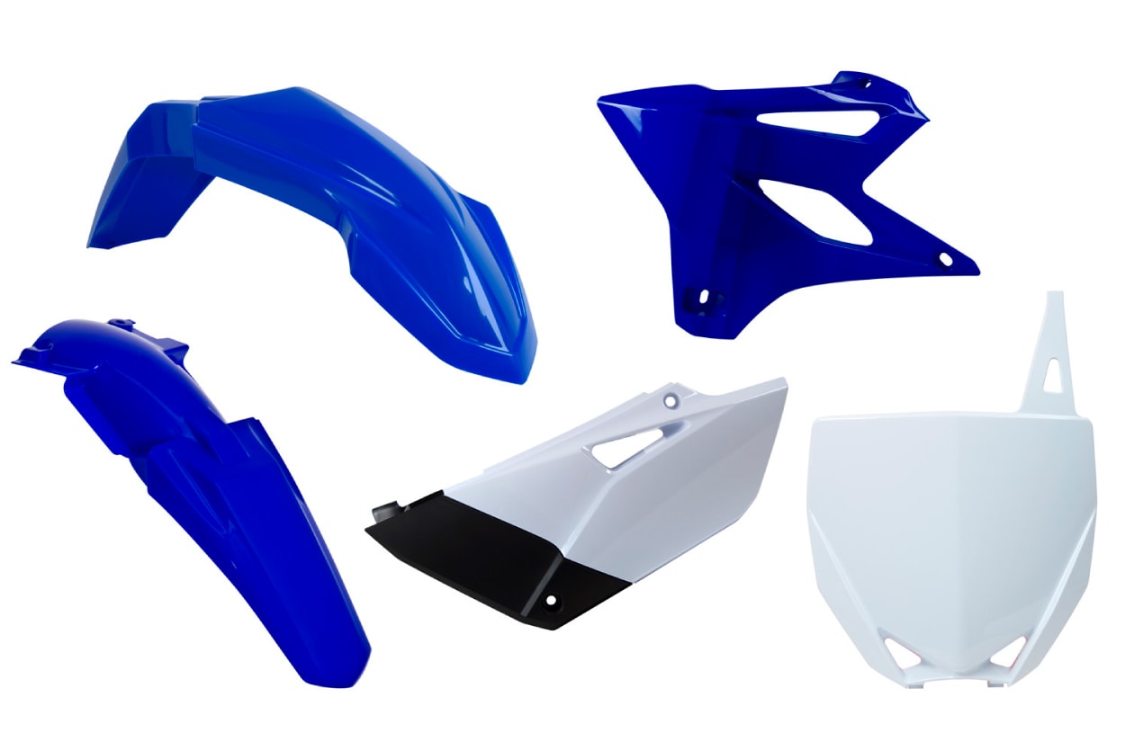 Plastiche Yamaha YZ 85 20152020 blu bianco