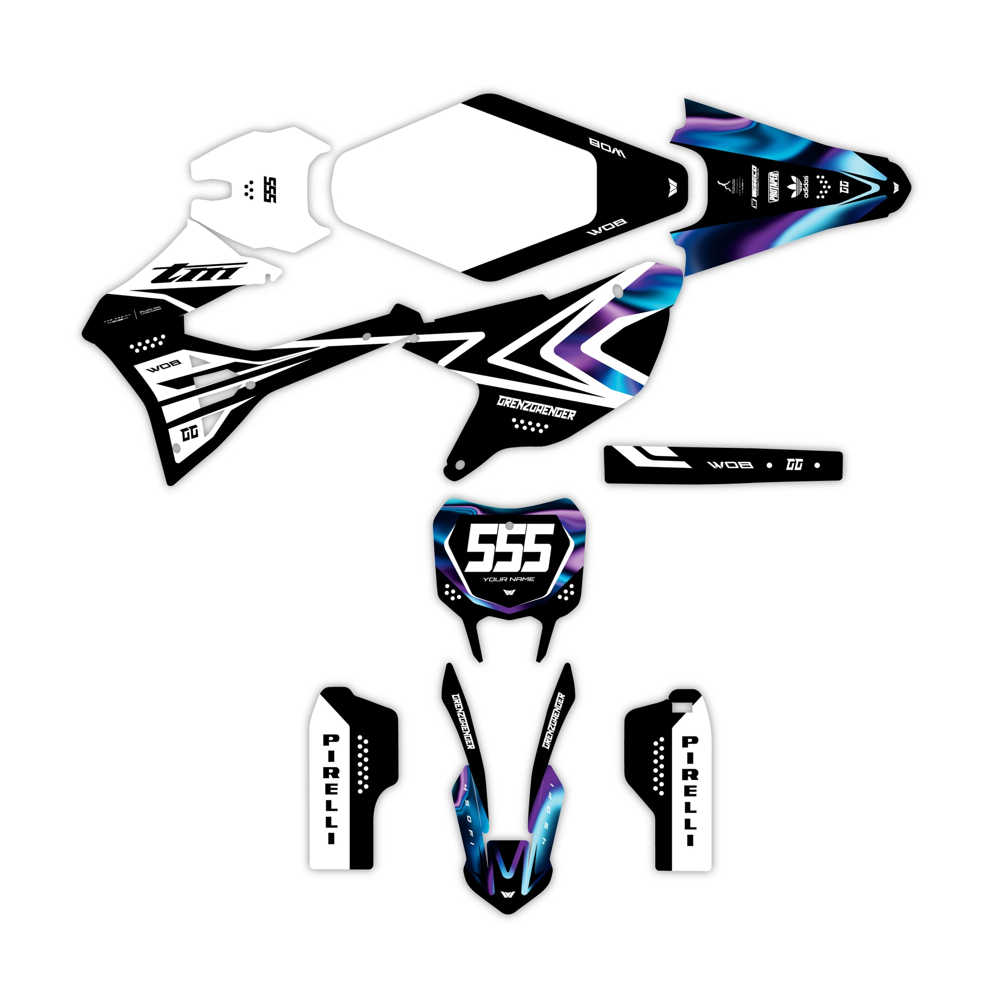Grafiche motocross Tm racing identity piana